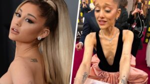 JUST IN: Fears for Ariana Grande as disturbing image emerges of star looking painfully thin - 'it's sad to watch it happen.' Ariana Grande is exposed why she looks unhealthy. In recent photograph of her signing autographs at the BAFTAs had fans calling her “scarily skinny” and “terribly thin and Addicted to....”see more